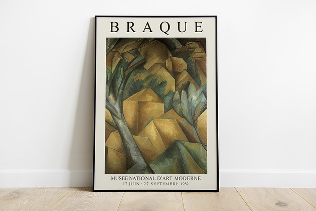 Georges Braque- plakat wystawowy Pas De LArt