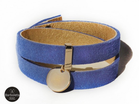 blue + gold barboleta