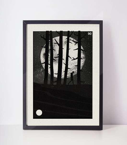 plakat | night walk | a3 Klawe Rzeczy