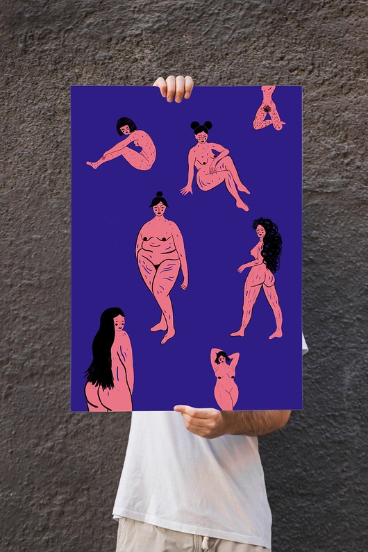 plakaty Plakat Ciałopozytywność
