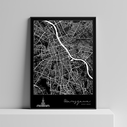 plakaty Plakat Miasto - Warszawa