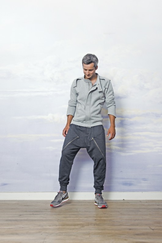 spodnie z suwakami HARLEM PANTS RISK MADE IN WARSAW