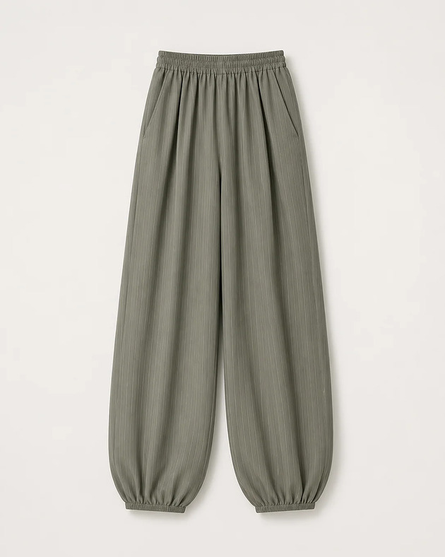 spodnie materiałowe damskie Spodnie Pump it olive