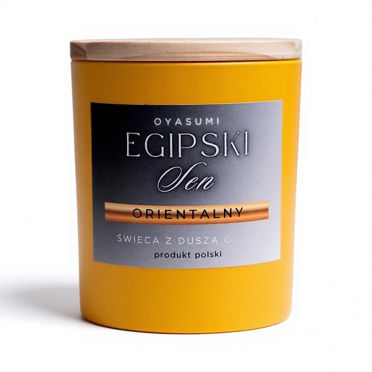 świeczniki i świece Świeca zapachowa z wosku oliwnego Egipski Sen