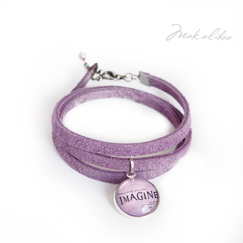 Bransoletka Przyjaźni - Imagin Lavendaowe Makaliboo