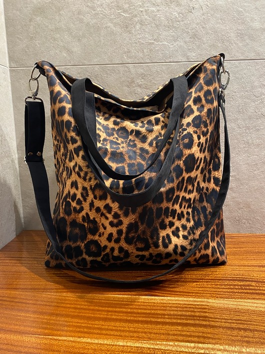 torby na ramię Torba na ramię XL - print panterka