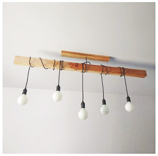 Drewniana lampa wisząca Nr.1 Studio Minimal