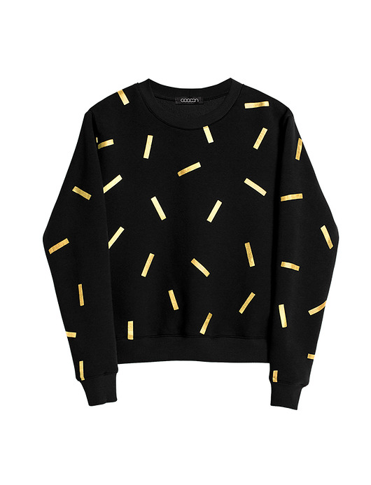 bluza bez kaptura damska Bluza DONATELLA black klasyczna