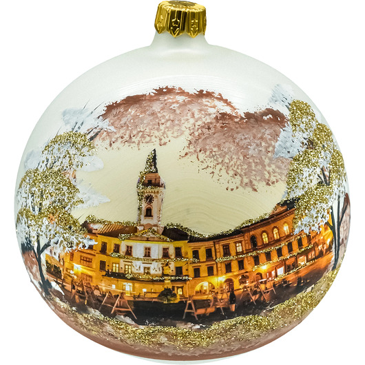 bombki Bombka okrągła szklana: Cieszyn