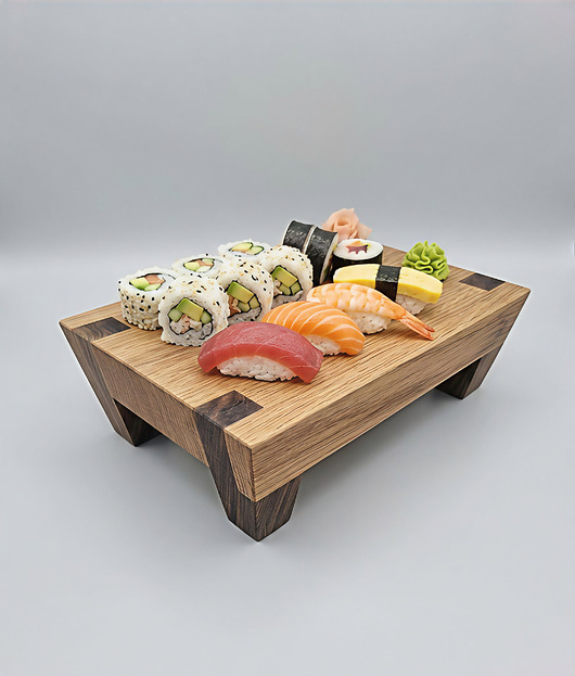 deski do krojenia i tace Deska do serwowania sushi dębowa