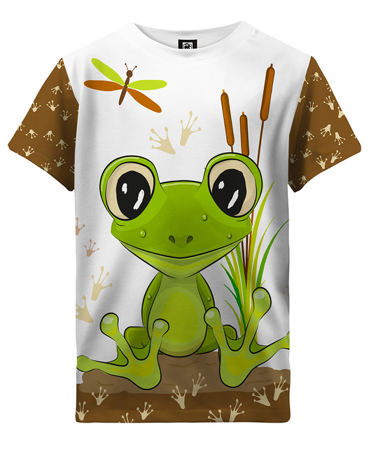 t-shirty dla dziewczynki T-shirt Girl DR.CROW Cute Frog