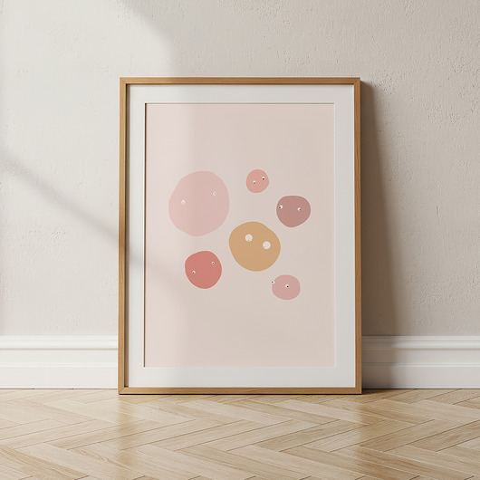 grafiki i ilustracje "Dots" plakat abstrakcyjny