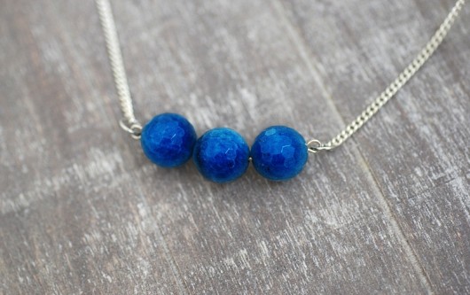 925 Sterling ♥ Perły żady ♥ Naszyjnik MadamLili