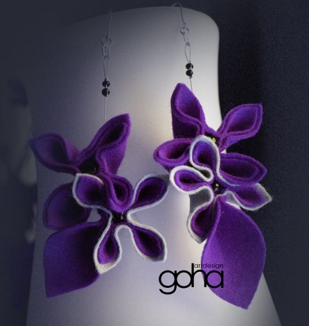 w fioletach... FlowerFelt Design