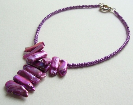 Naszyjnik Purple shewas