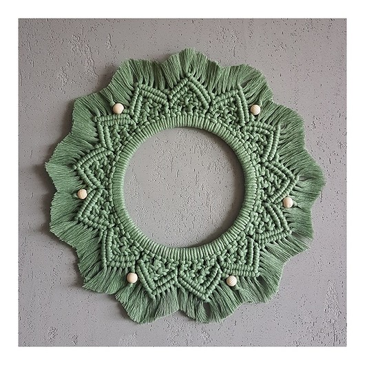 makramy Makrama Szałwia Boho Mandala