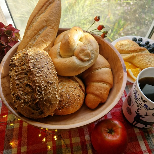 miski i misy Miska na owoce z drewna jabłoniowego