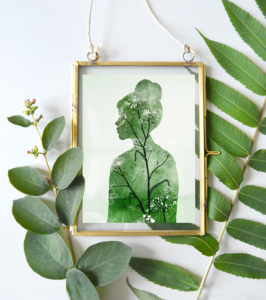 Plakat Flora A3 Anita Tomala