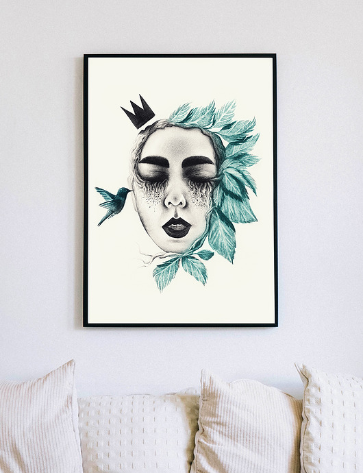 Plakat Koliber Dorota Piechocińska ilustraDORA