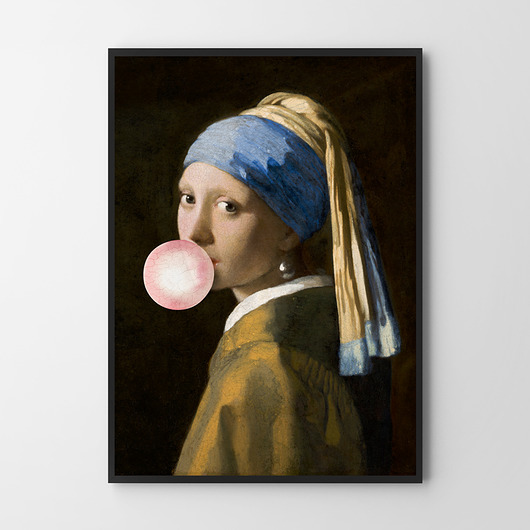 Plakat Portret z gumą  HOG STUDIO