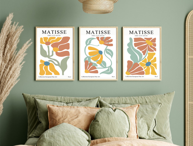 plakaty ZESTAW PLAKATÓW  Matisse wystawowe plakaty