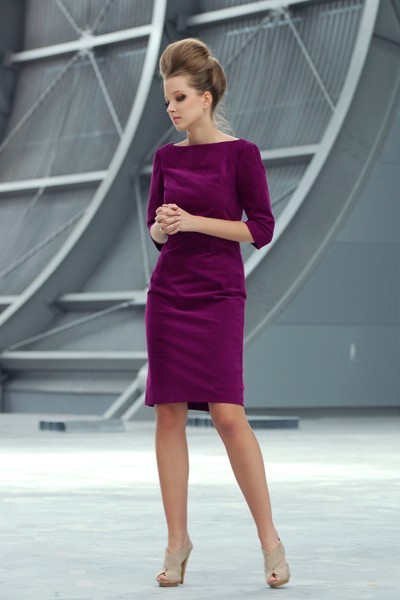 Velour Dress roz. 40 zamówienie indywidualne Kasia Zapała