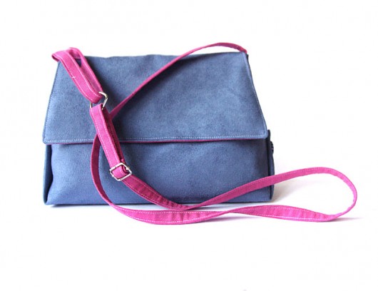 torebka midi - blue&pink - elfagado