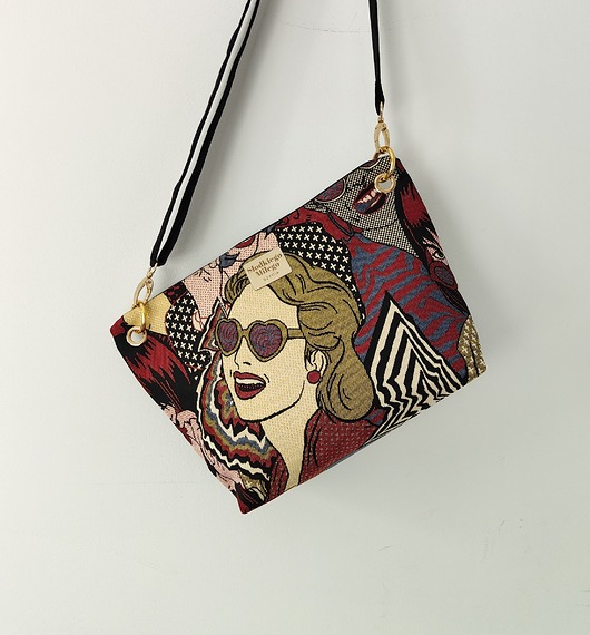 torby na ramię Torebka R U T H Party Time - żakardowa torebka midi