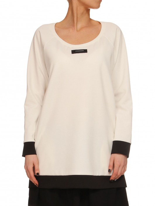 Bluza ecru YY700006_RAL9001_9005 YULIYA BABICH