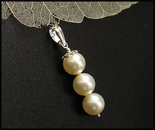 LUXURY- Perły kryształ Swarovski w Srebrze- Zawieszka Little Dreamer