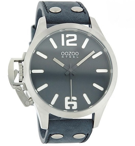 zegarki męskie Zegarek OOZOO Steel OS260 grey/blue