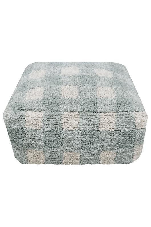 pufa dla dziecka Pufa Vichy Blue Sage Lorena Canals