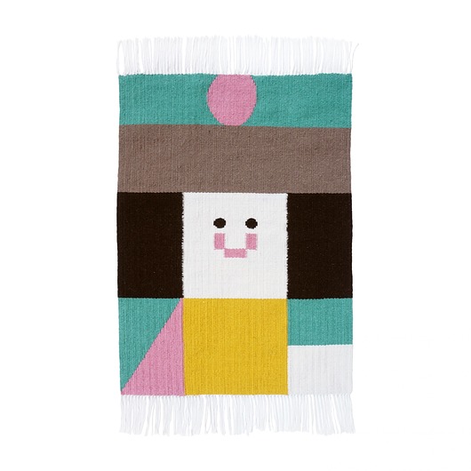 Ozdoby na ścianę Kilim wełniany SQUARE BETTY