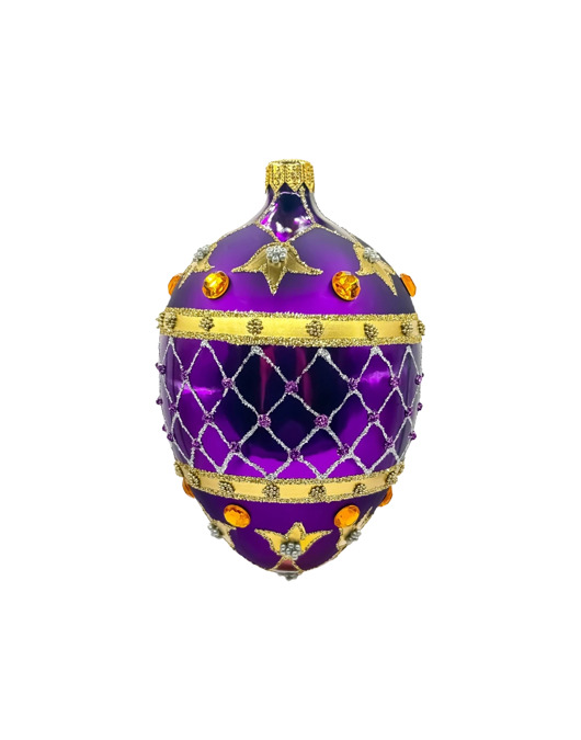 ozdoby choinkowe Bombka choinkowa: Ekskluzywne jajo Faberge: purpurowe
