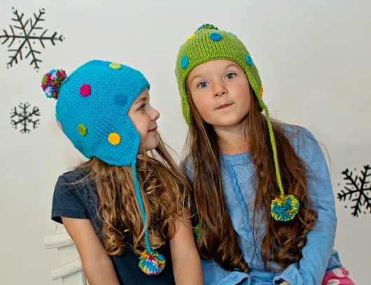 Radosna czapka - uszatka dla dzieci Handymadegirl