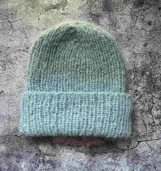 czapki damskie Lekka wiosenna czapka Dimma z alpaki i merynosa szałwia