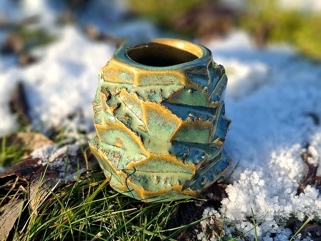 dodatki - różne Czarka ceramiczna Kurinuki - Moss