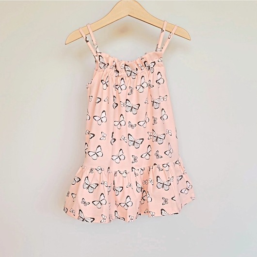 sukienki dla dziewczynki Sukienka zmieniająca kolor w słońcu - Vanessa Butterfly na ramiączkach