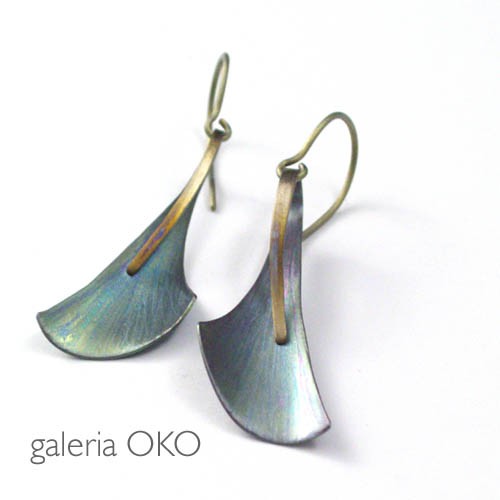 Tytanowe kolczyki galeria OKO