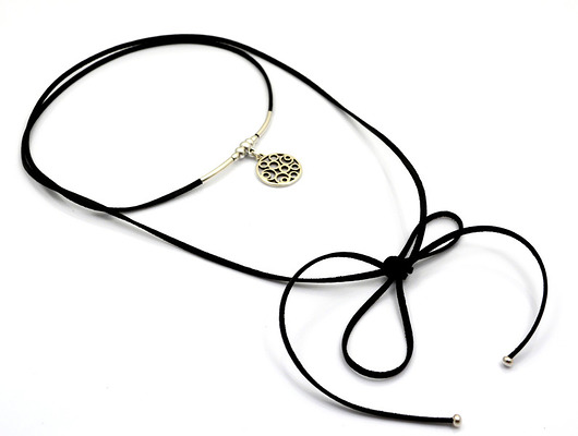 naszyjnik CHOKER RONDE black Beezoo