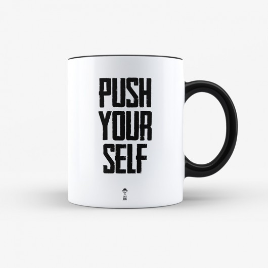 Kubek Push Yourself - 330ml LazyDog