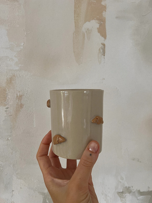 kubki Kubek ceramiczny croissant 300 ml