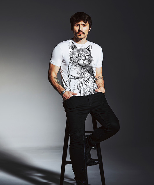 t-shirty męskie Alley Cat Men's T-shirt white