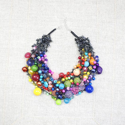 kolie 6968 Naszyjnik Kolia 'Artystyczny Bałagan'