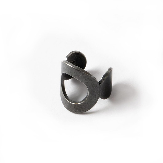 nausznice Nausznica oksydowana Ring