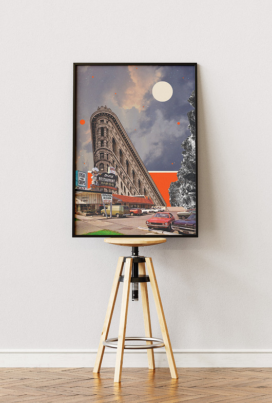 plakaty Plakat Miasto Jest Nasze - Kolaż Fine Art