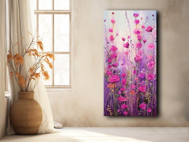 plakaty Polne kwiaty, maki, malwy - Plakat - Olej, Boho, Abstrakcja