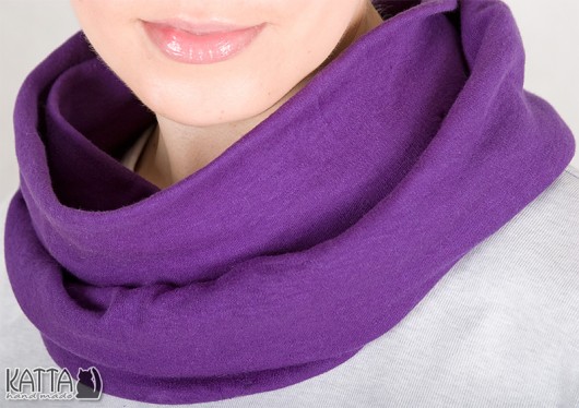 Violet Cotton Katta