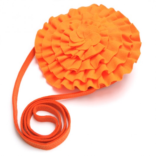 torebka goffro bag orange alter trendy mody