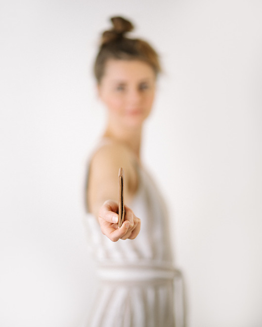 portfele damskie Ekstra cienki skórzany portfel